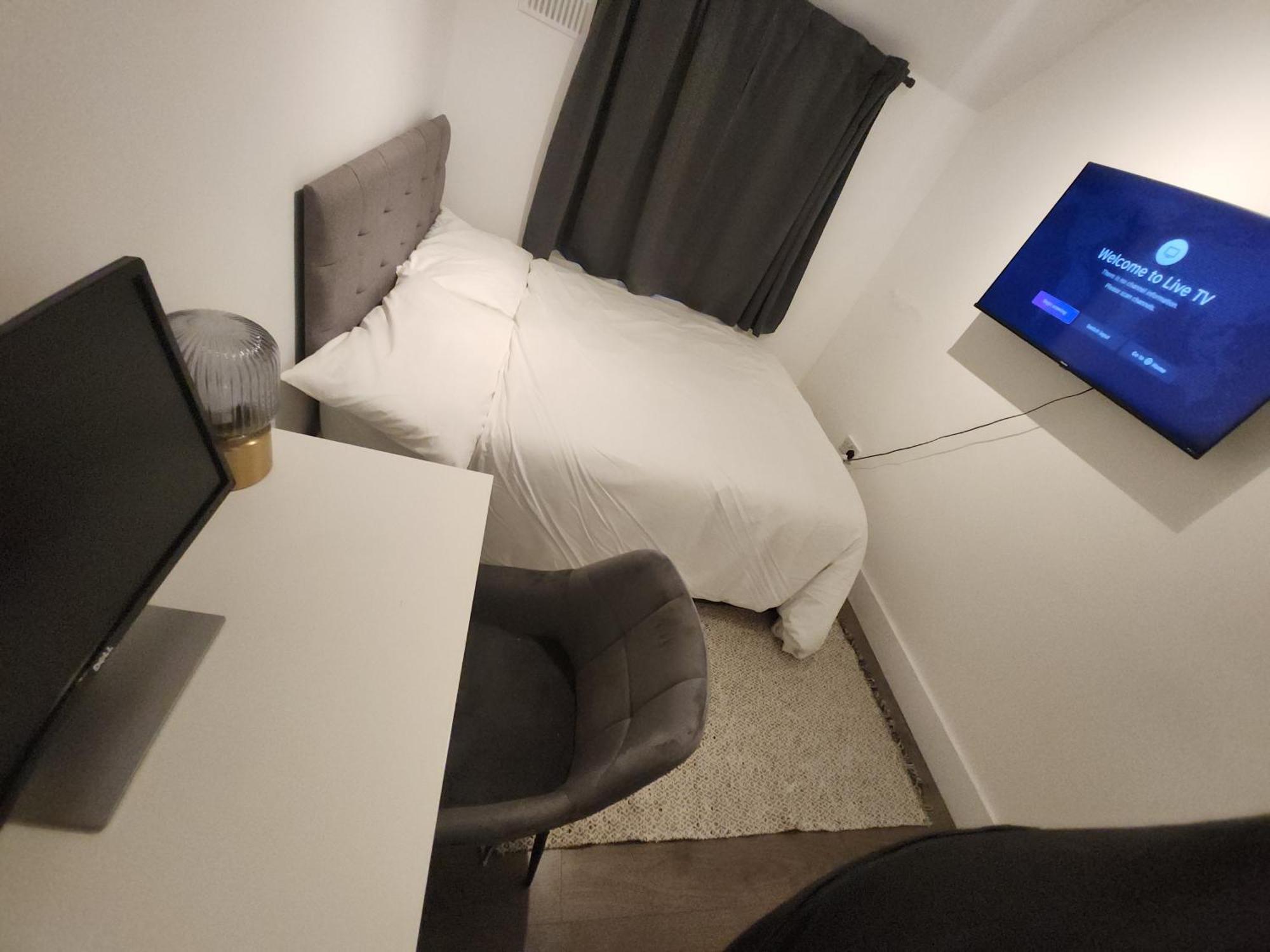 伦敦Flat With Work Station, Monitor, Smart Tv & Netflix公寓 外观 照片